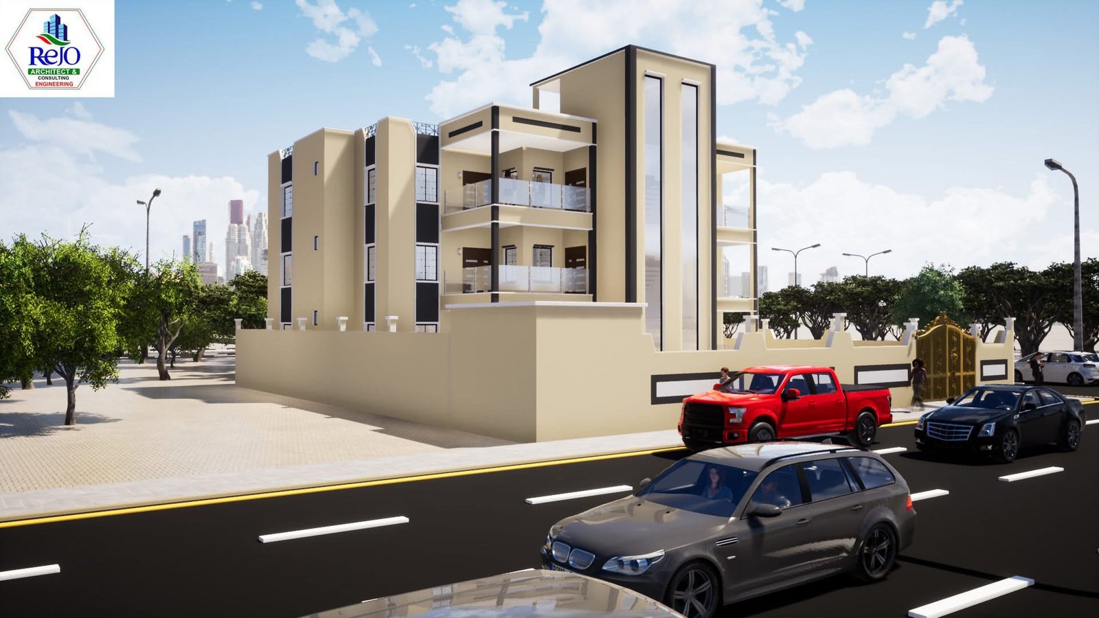 REJO modern apartment building — Hargeisa